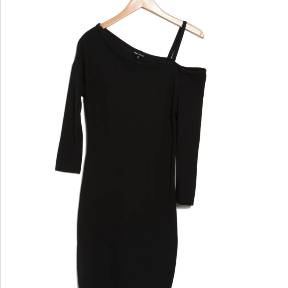MAX AND ASH ONE STRAP MIDI DRESS SIZE MEDIUM